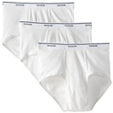 Fruit of the Loom Men's Mens Full Cut 100% Cotton White Briefs in White (7601) | Size Small | HisRoom.com