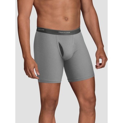 Fruit of the Loom Men's Coolzone Fly Boxer Briefs - 5 Pack in Black (5BL76TG) | Size Medium | HisRoom.com