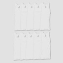 Hanes Men's Cotton Tank Top Undershirt, Moisture-Wicking, White, 10-Pack S