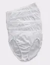 Pantys de algodon corte alto de colores y todas blancas Hanes 6-PACK 43H6CC