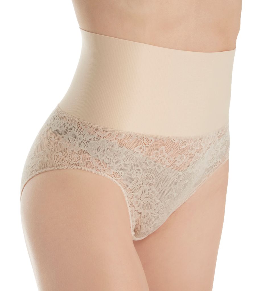 Panty Faja moldeadora Maidenform DM0051 (DISPONIBLE CON Y SIN ENCAJE) (S, BEIGE)
