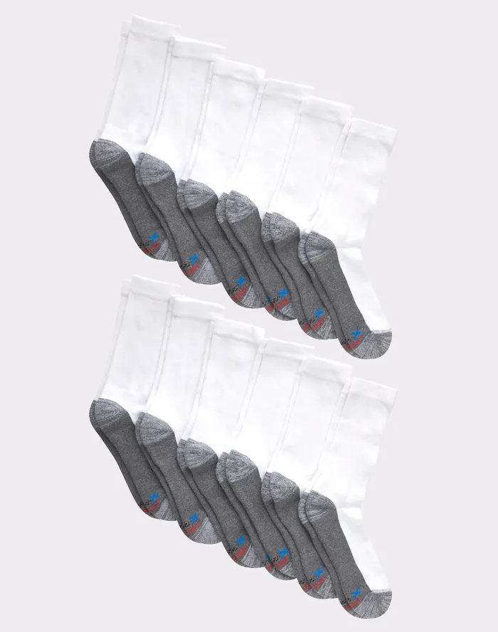 Medias largas acolchadas Hanes caballero 12-PACK AC1812