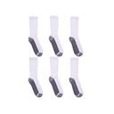 Medias largas reforzadas acolchadas Hanes 6-PACK MC106