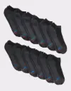 Medias tobilleras NO SHOW acolchadas Hanes x12 AC1212