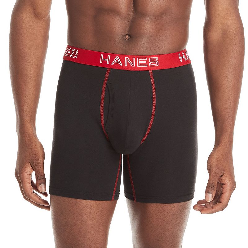 Boxer de Caballero Ultimate Sretch Hanes COTTON LYCRA 5-PACK USBBB5 (S)