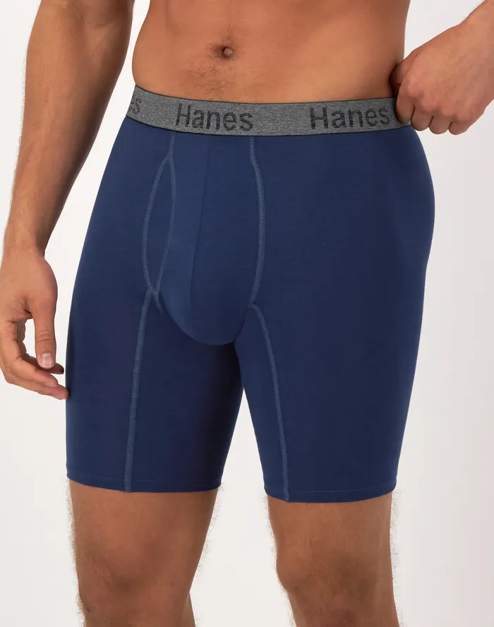 Boxer largo de caballero Hanes 3-PACK CFFLC3 (M)