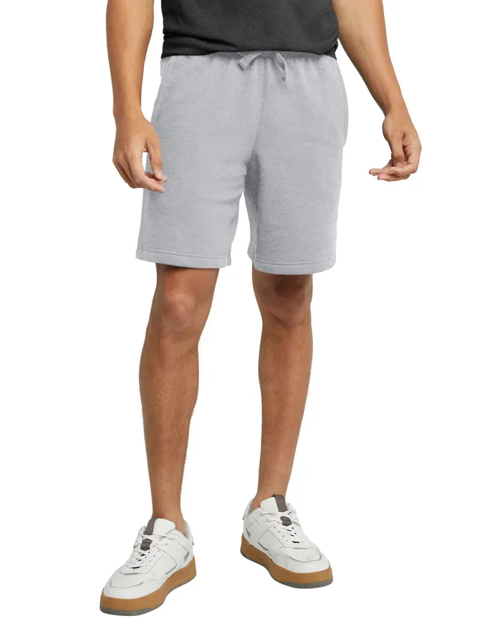 Short clasico 8" Hanes con bolsillo OG105 (S, GRIS CLARO)