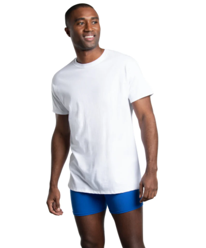 [2828] Franela cuello redondo Blanca Fruit of the Loom CABALLERO 3-PACK 2828 (S)