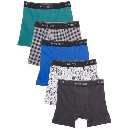 Boxer de niños Hanes 5-PACK B749D5 (M(8-10))