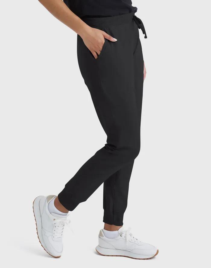 [745V] Joggers de dama Hanes 745V (S, NEGRO)