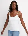 Camiseta de tiras estilo cami con sostén incorporado Hanes O9342