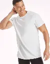 Pack de 3 franelas cuello redondo Blancas de algodon Modal ultra suave Hanes CFFWC3