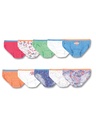 Panty tipo bikini de niña Hanes 10-PACK GP10BK
