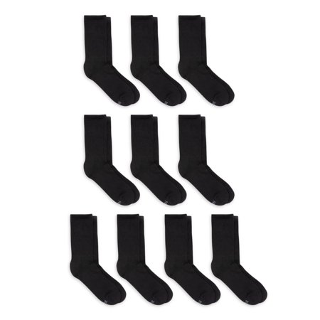 Medias crews (largas) reforzadas de niño Hanes 10-PACK HBDC10