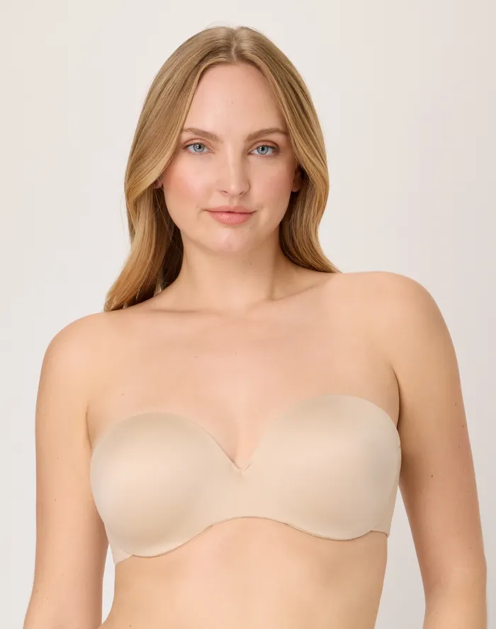 Sosten strapless con varilla y copa Maidenform 09417 (36B, BLANCO)
