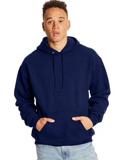 Sueter pullover con capucha de algodon grueso Hanes OF170