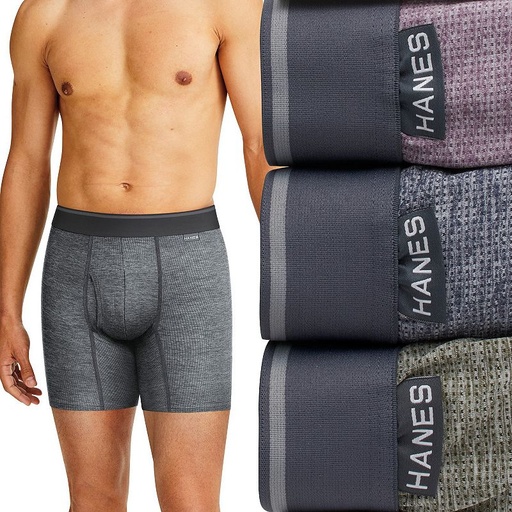 Boxer hanes microfibra 3-PACK UFMBA3