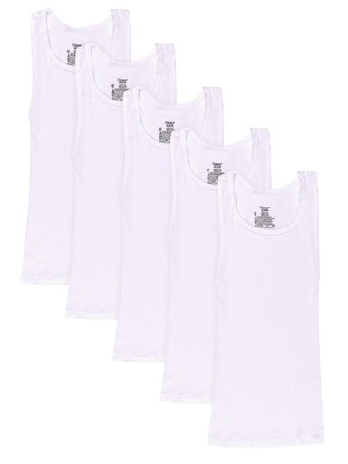 Camiseta de niño Blanca Hanes 5-PACK BRLTA5