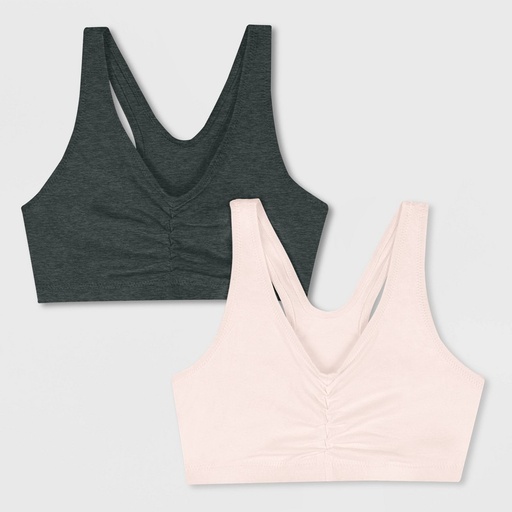 Sosten deportivo estilo camiseta Hanes 2-PACK MHH570