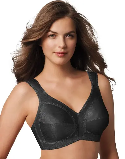 Sosten con hombro acolchado sin varilla ni copa copas grandes Playtex 4693