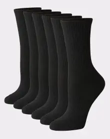 Medias largas acolchadas de Damas Hanes 6-PACK UC136