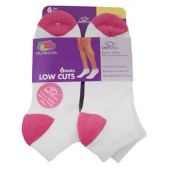 Medias corte bajo acolchadas de damas Fruit of the Loom