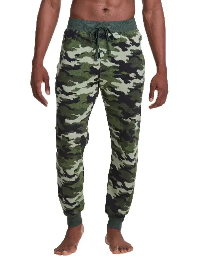Mono jogger estilo pijama con bolsillos y botones Hanes 1107M 