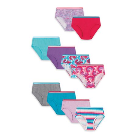 Briefs pantys para niñas Hanes 10-PACK GSBR10