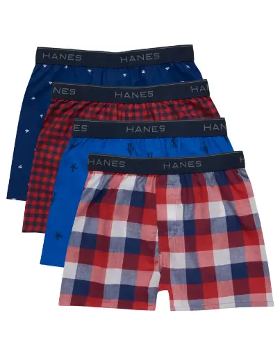 Boxer ancho de niños Hanes 4-PACK BU835P